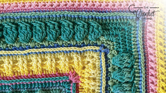Crochet Spring Study of Texture Ombre Section 5