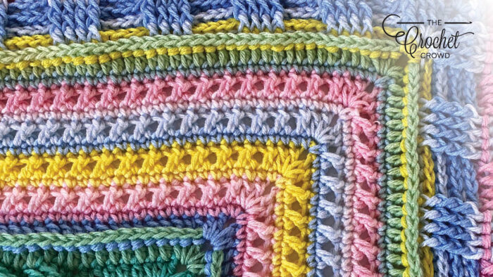 Crochet Spring Study of Texture Ombre Section 6