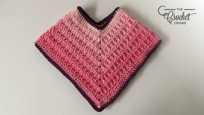 Crochet Spring Baby Poncho
