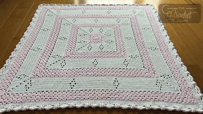Crochet Baby Diamonds Blanket