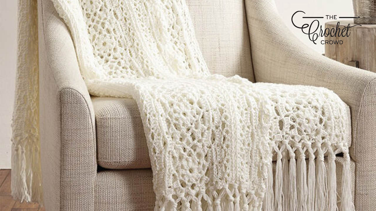 Crochet Irish Lace Afghan with Diagrams