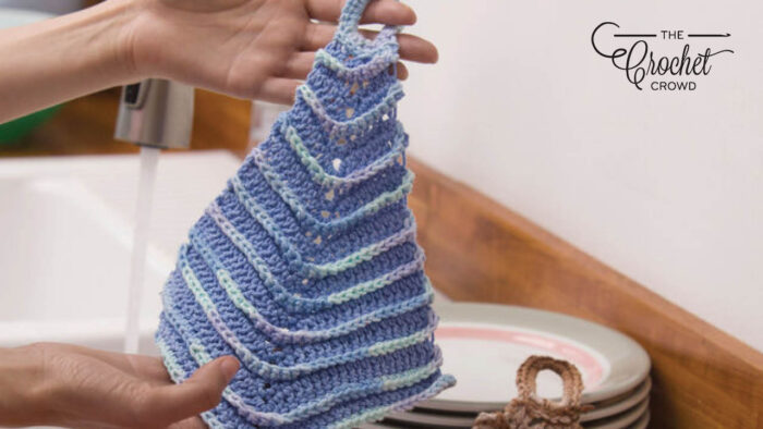 Crochet Miter Dishcloth