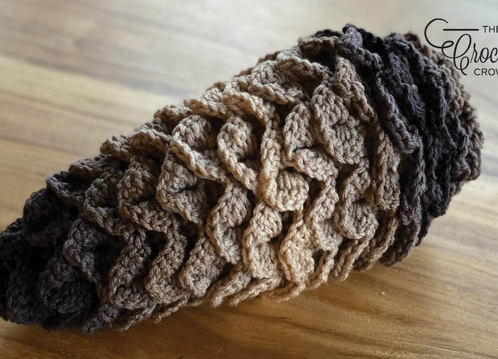 Crochet Oversized Pine Cones