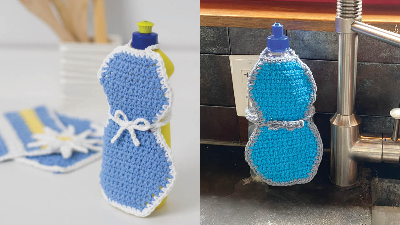 Dish Soap Crochet Apron for the Kitchen + Tutorial
