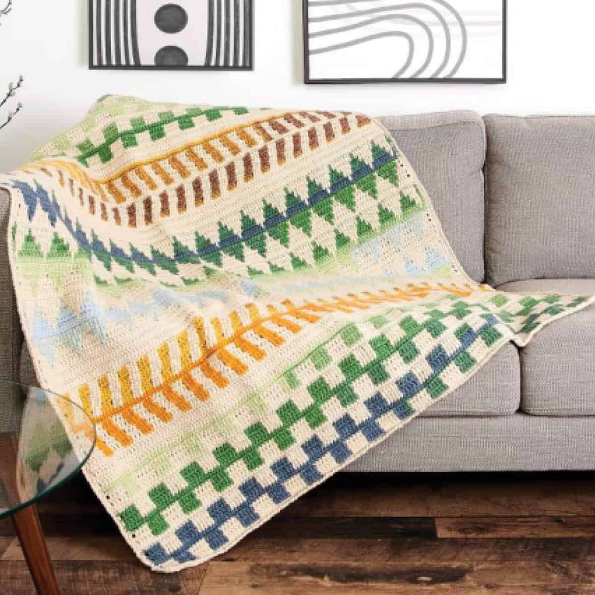 Crochet Geometry Lessons Crochet Blanket Pattern
