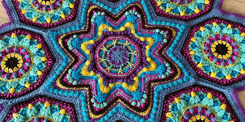 Crochet Study of Possibilities Blanket Flat
