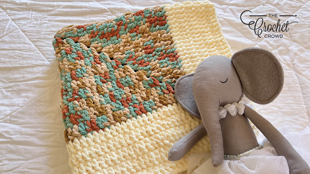 Crochet Baby Cuddles'n Clouds Blanket
