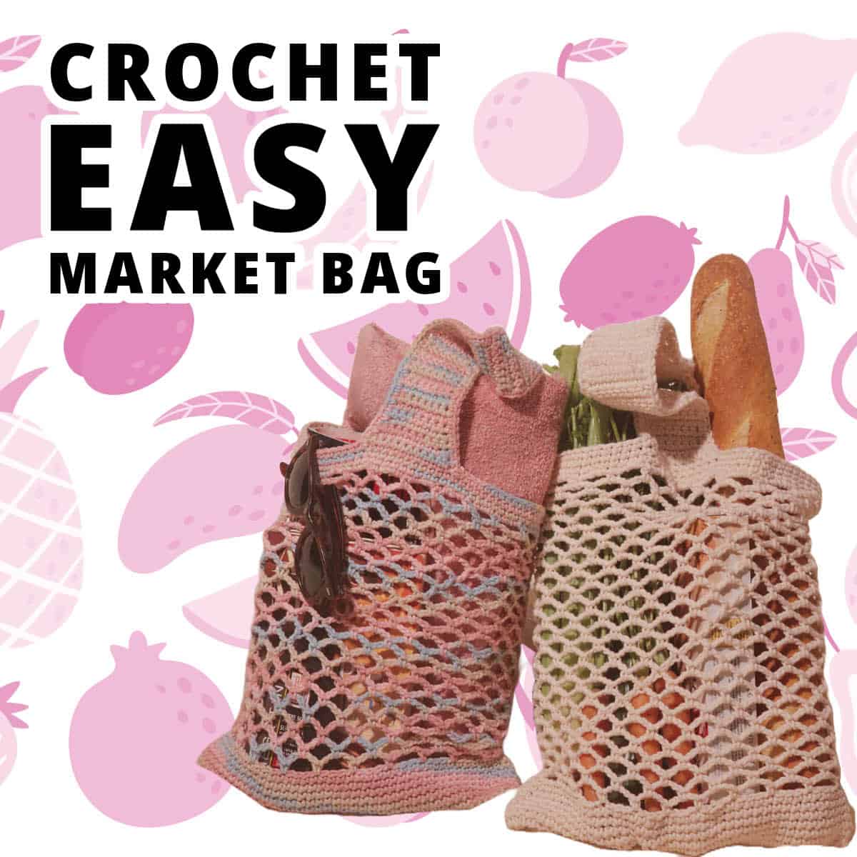 Fast and Easy Crochet Market Tote Bag Pattern