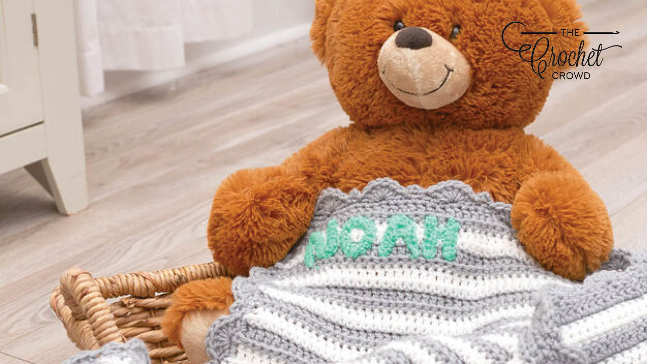 Crochet Personalized Baby Blanket
