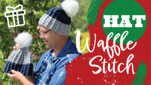 Crochet Waffle Stitch Hats