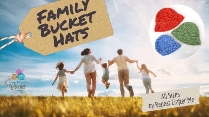 Family Bucket Hats Crochet For Everyone