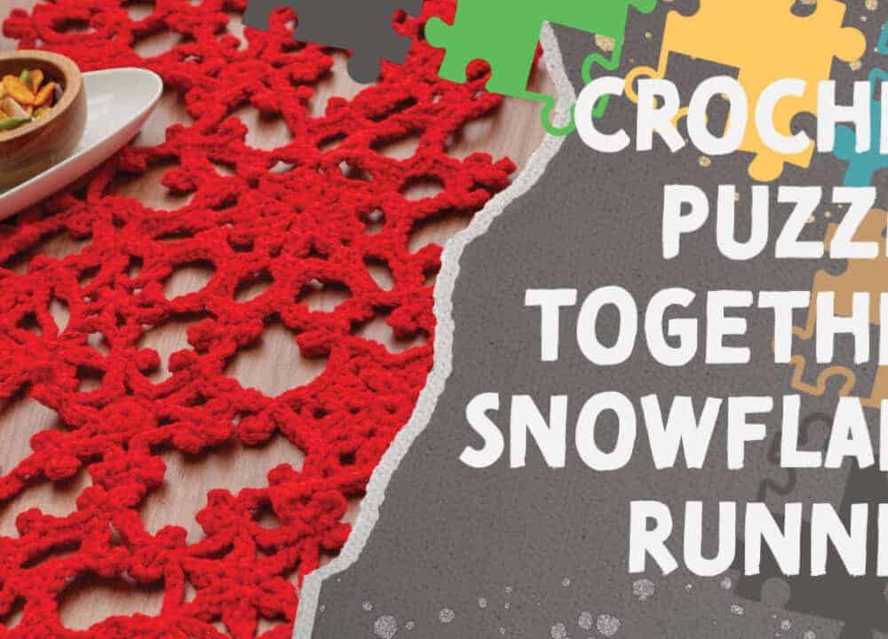 Crochet Snowflake Runner Puzzle