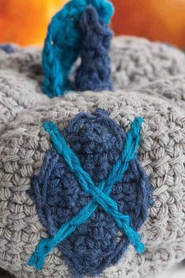 Argyle Crochet Pumpkin