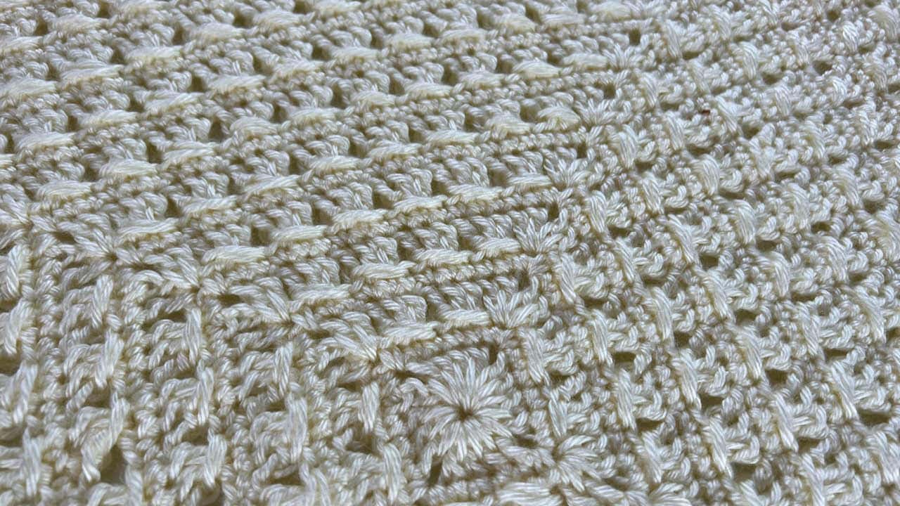 Crochet Diagonal Spikes Blanket