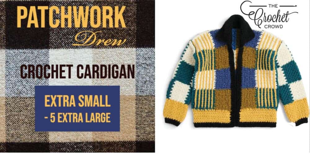 Crochet Patchwork Drew Cardigan