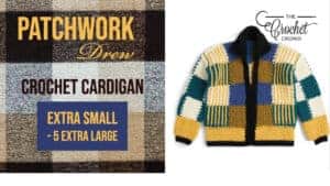 Crochet Patchwork Drew Cardigan