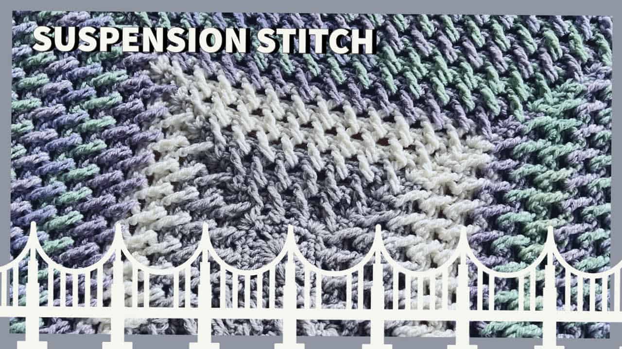 Crochet Suspension Stitch Square