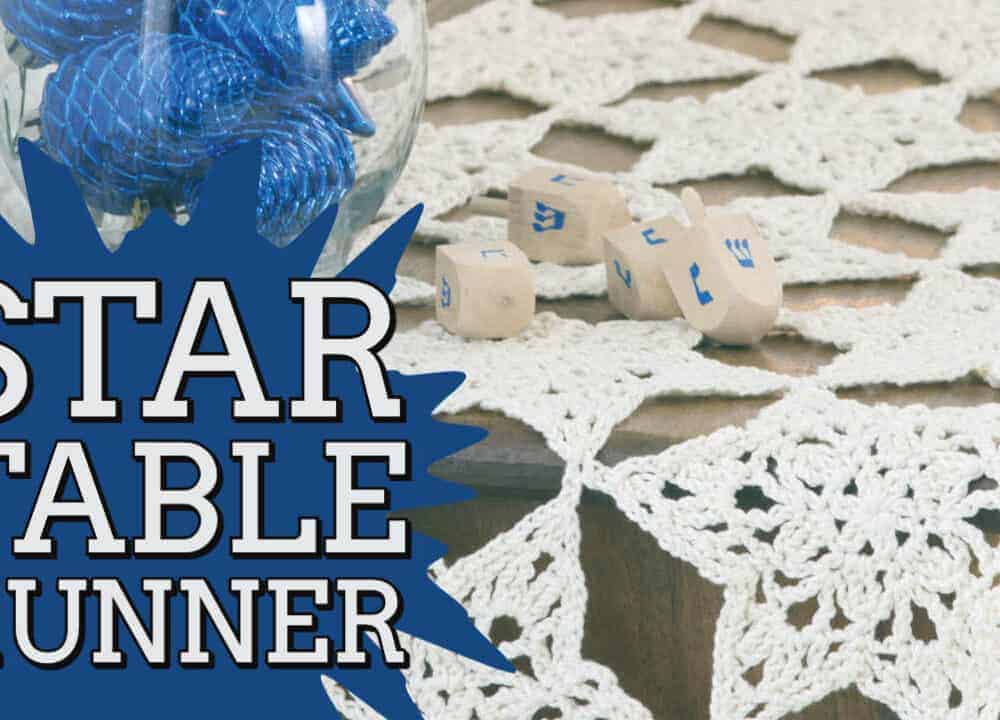 Crochet Star Table Runner