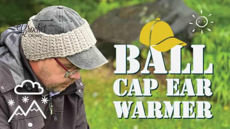 Ball Cap Ear Warmer Crochet Pattern Free Knitting For Baseball Hat ...