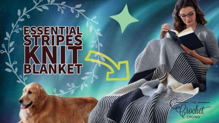 Knit Essential Stripes Blanket