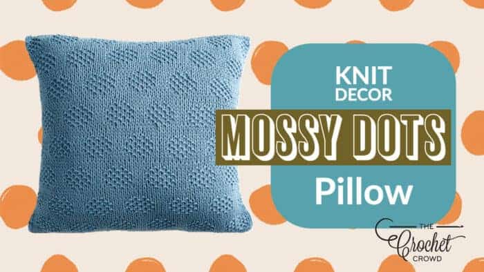 Knit Mossy Dots Pillow