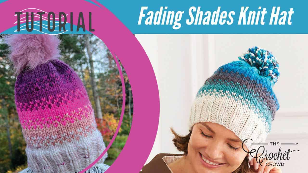 Fading Shades Super Proud Knit Hats + Tutorial