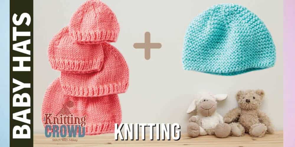 Preemie to 3 Month Size Knit Hats