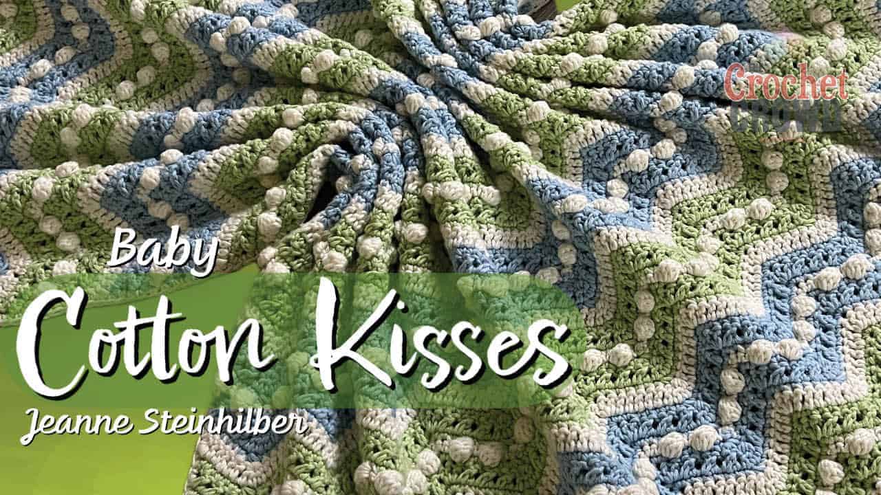 Crochet Baby Cotton Kisses Blanket