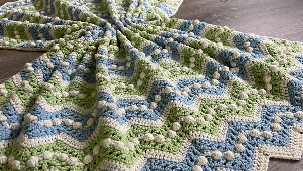Baby Cotton Kisses Blanket by Jeanne Steinhilber