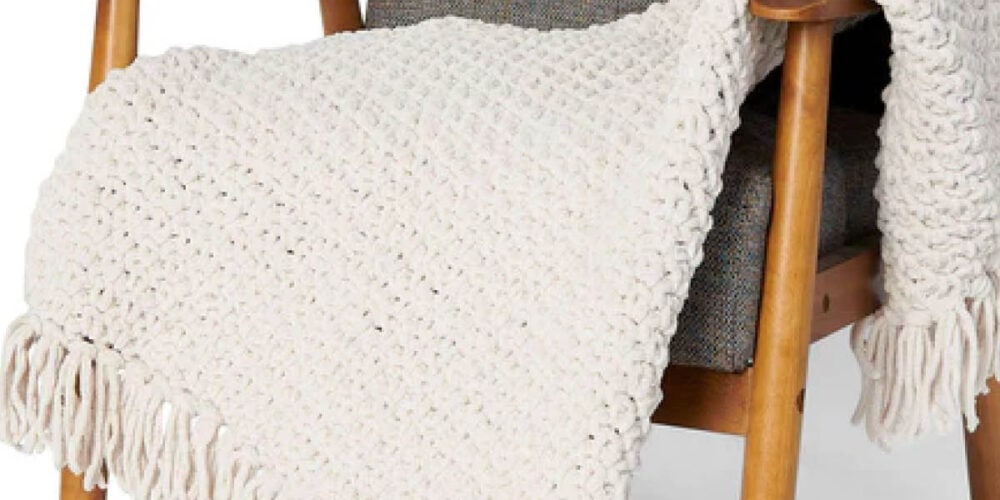 Beginner Crochet Pattern Misty Moss Blanket