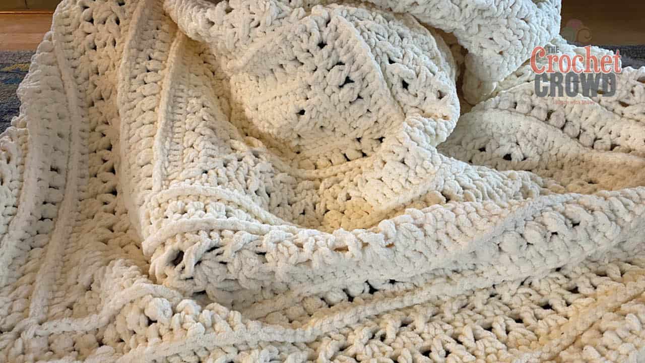 Study of Snow Crochet Blanket