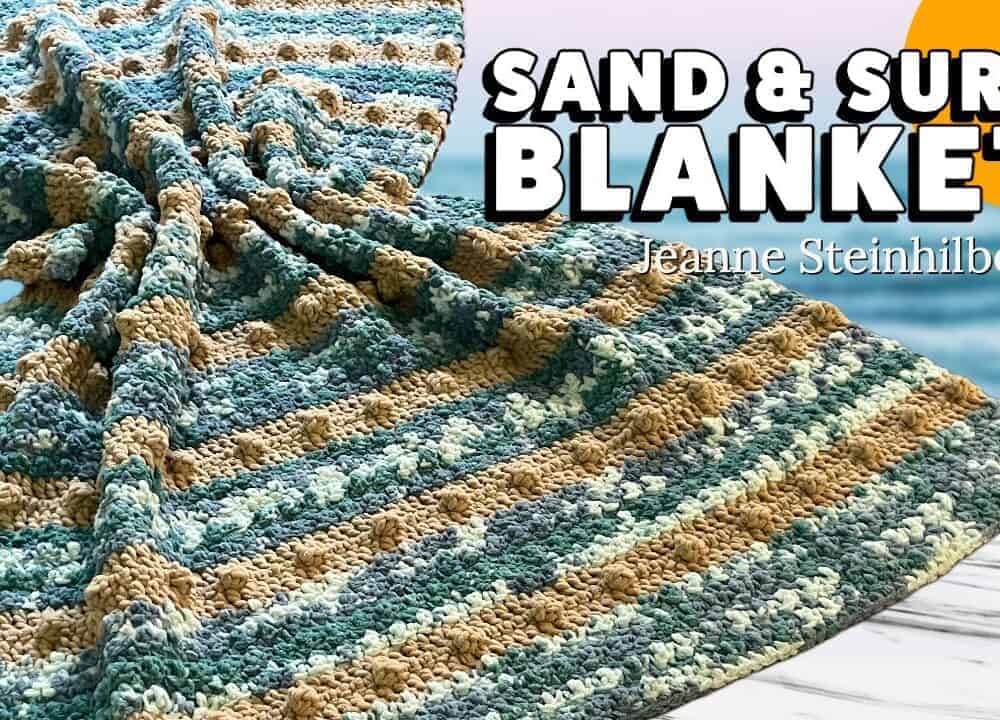 Sand & Surf Blanket by Jeanne Steinhilber