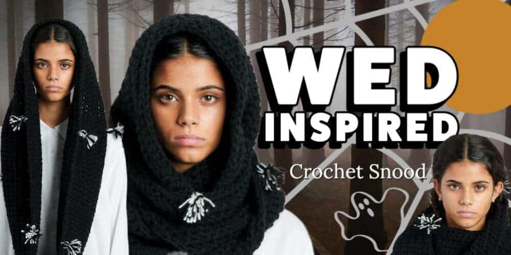 Wed Inspired Crochet Snood