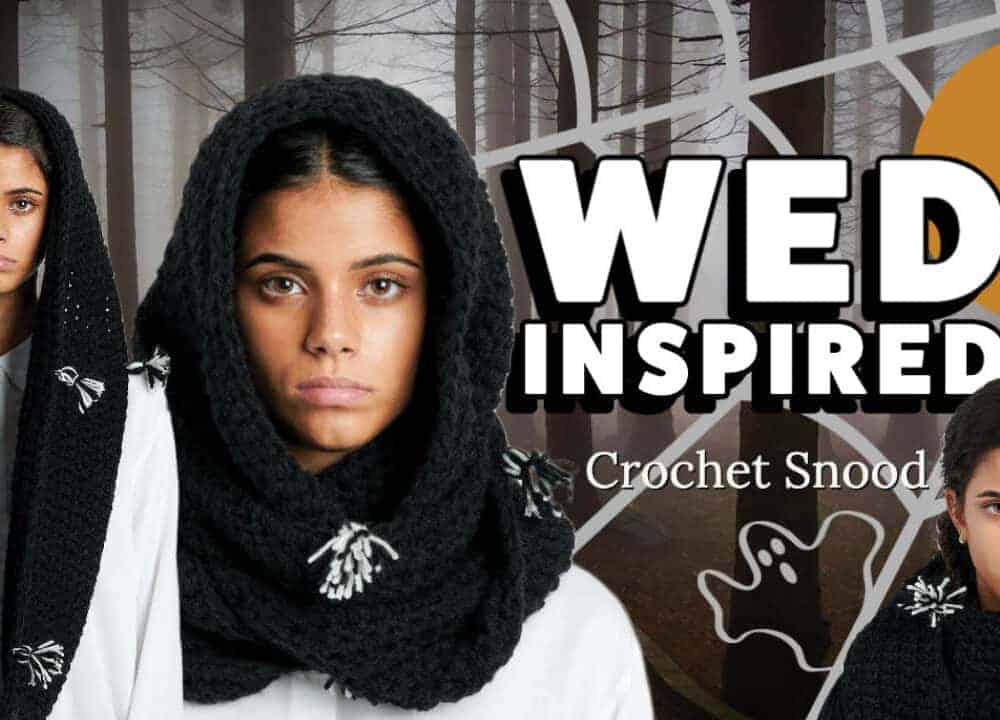 Wed Inspired Crochet Snood