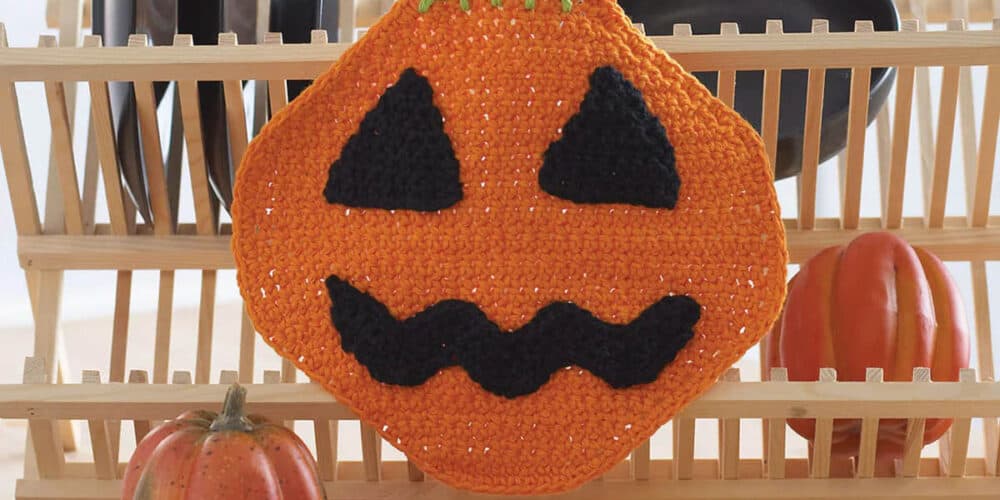 Crochet Pumpkin Dishcloth Pattern