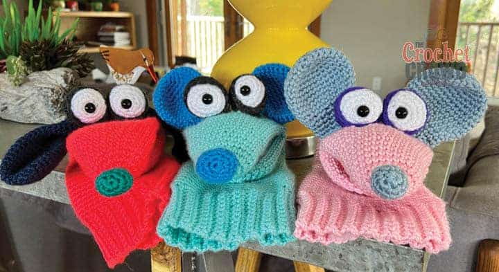 Scrappy & Nibbles Crochet Hand Puppets