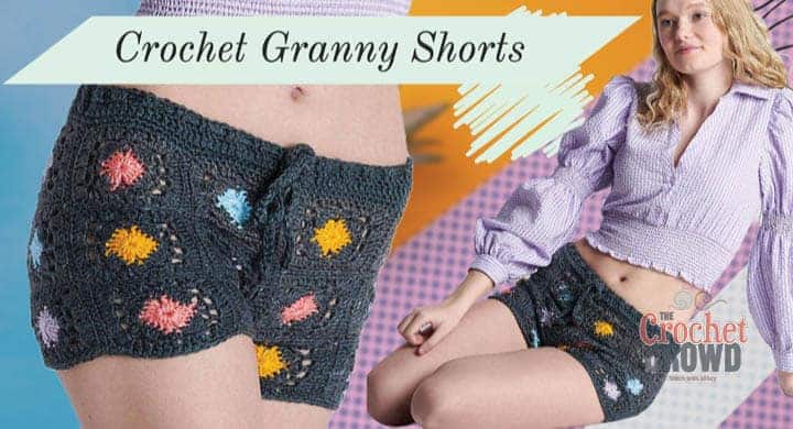 Crochet Trendy Granny Shorts