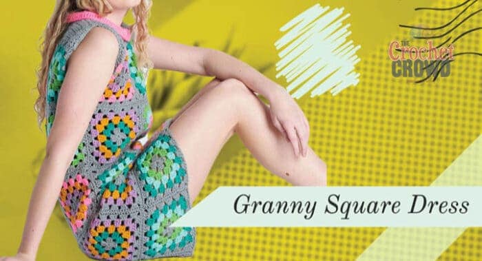 Crochet Granny Square Dress