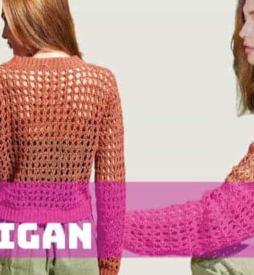 Crochet Mesh Cardigan