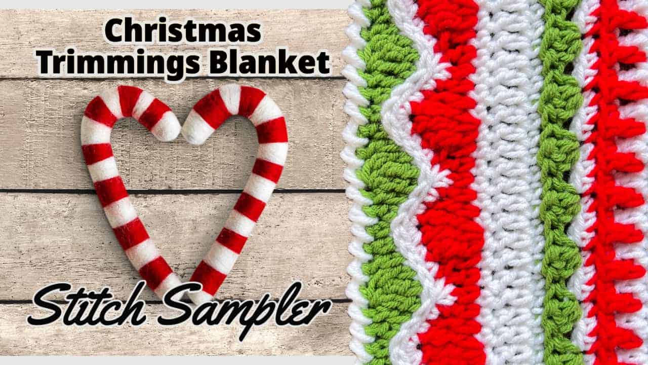 Crochet Christmas Trimmings Blanket
