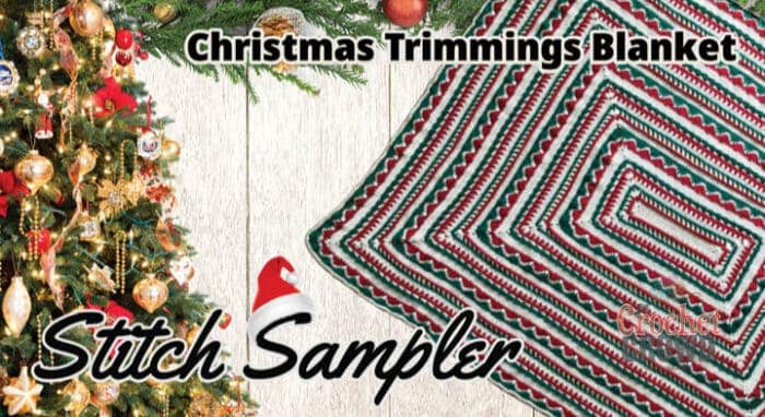 Crochet Christmas Trimmings Blanket