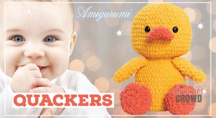 Quackers the Crochet Duck by Repeat Crafter Me