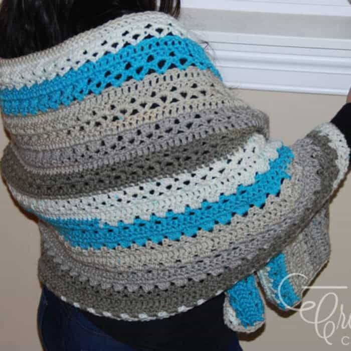 Crochet 2 Balls Shawl Pattern