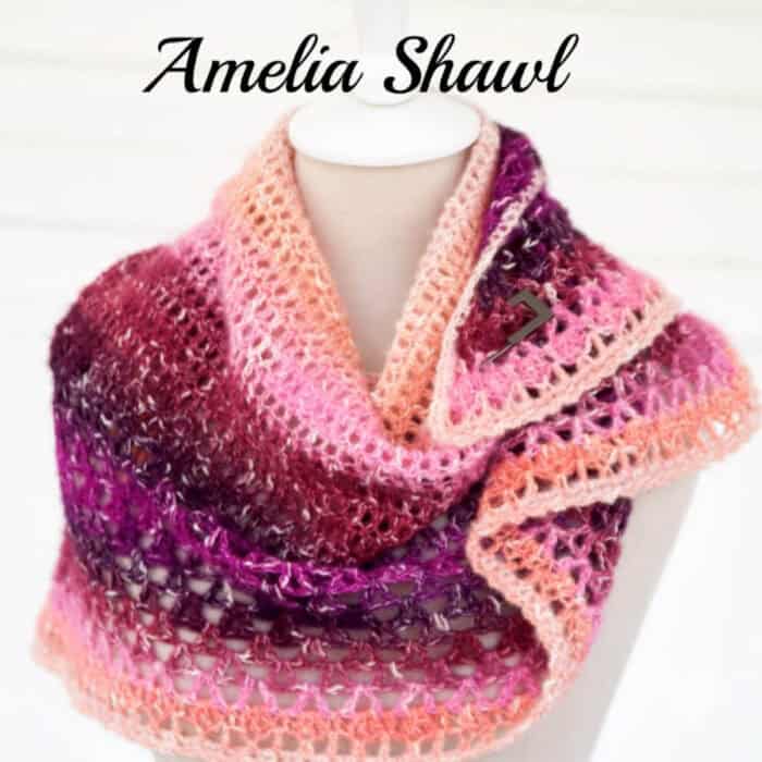 Crochet Amelia Shawl Pattern