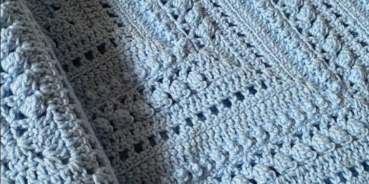 Crochet Baby Blanket with Caron One Pound Blanket Pattern