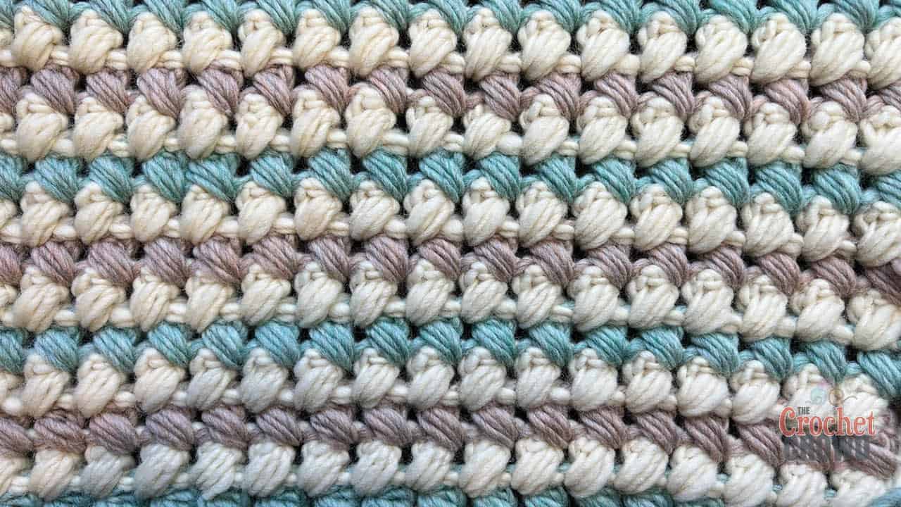 Crochet Cream Puff Stitch with Tutorial