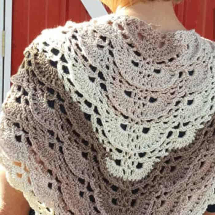 Crochet Fluffy Meringue Shawl Pattern