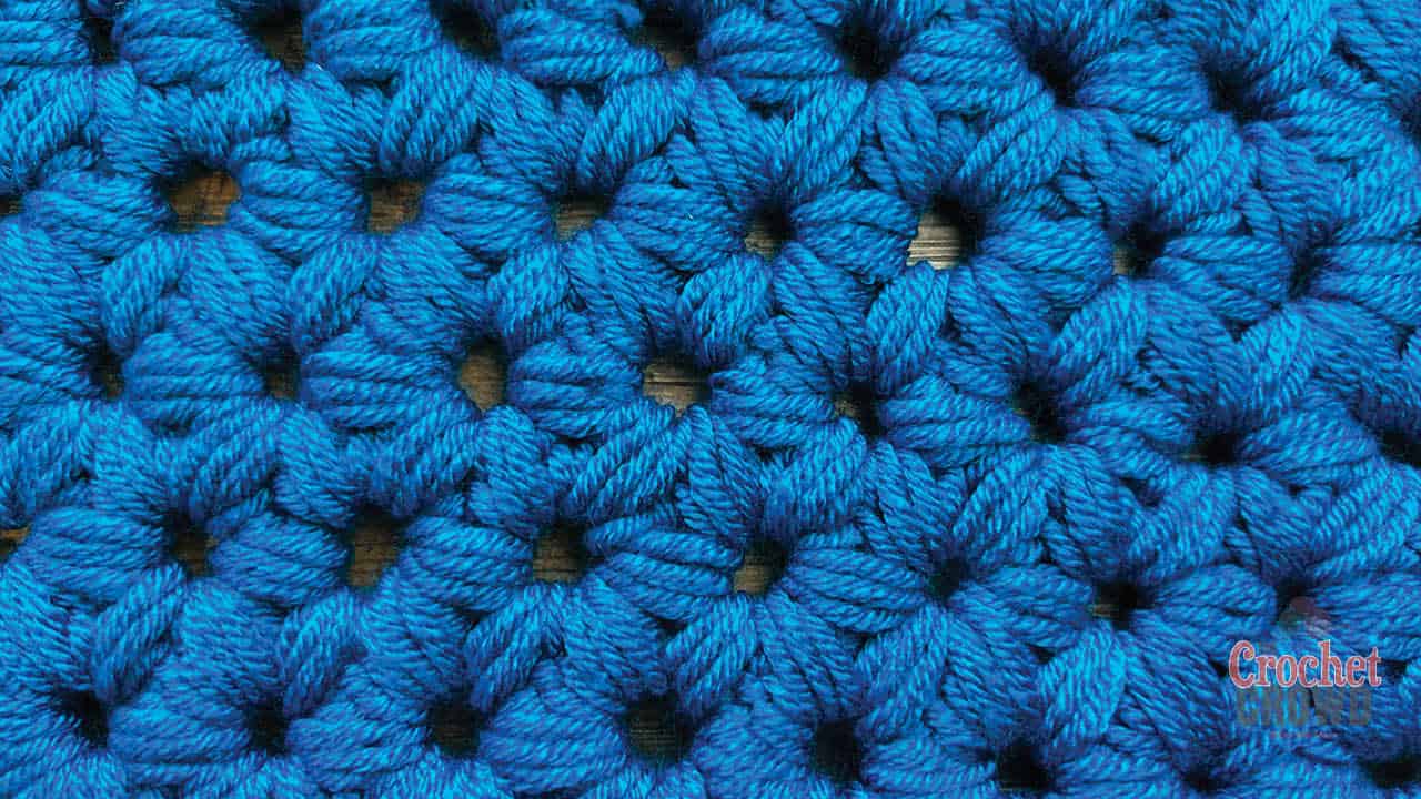 Crochet Jasmine / Daisy Puff Stitch with Tutorial