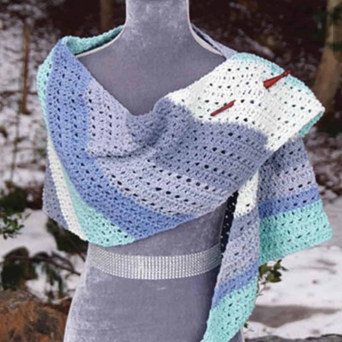 Crochet Millennial Shawl Pattern