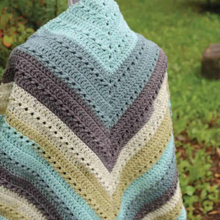 Crochet More Conversation Shawl Pattern